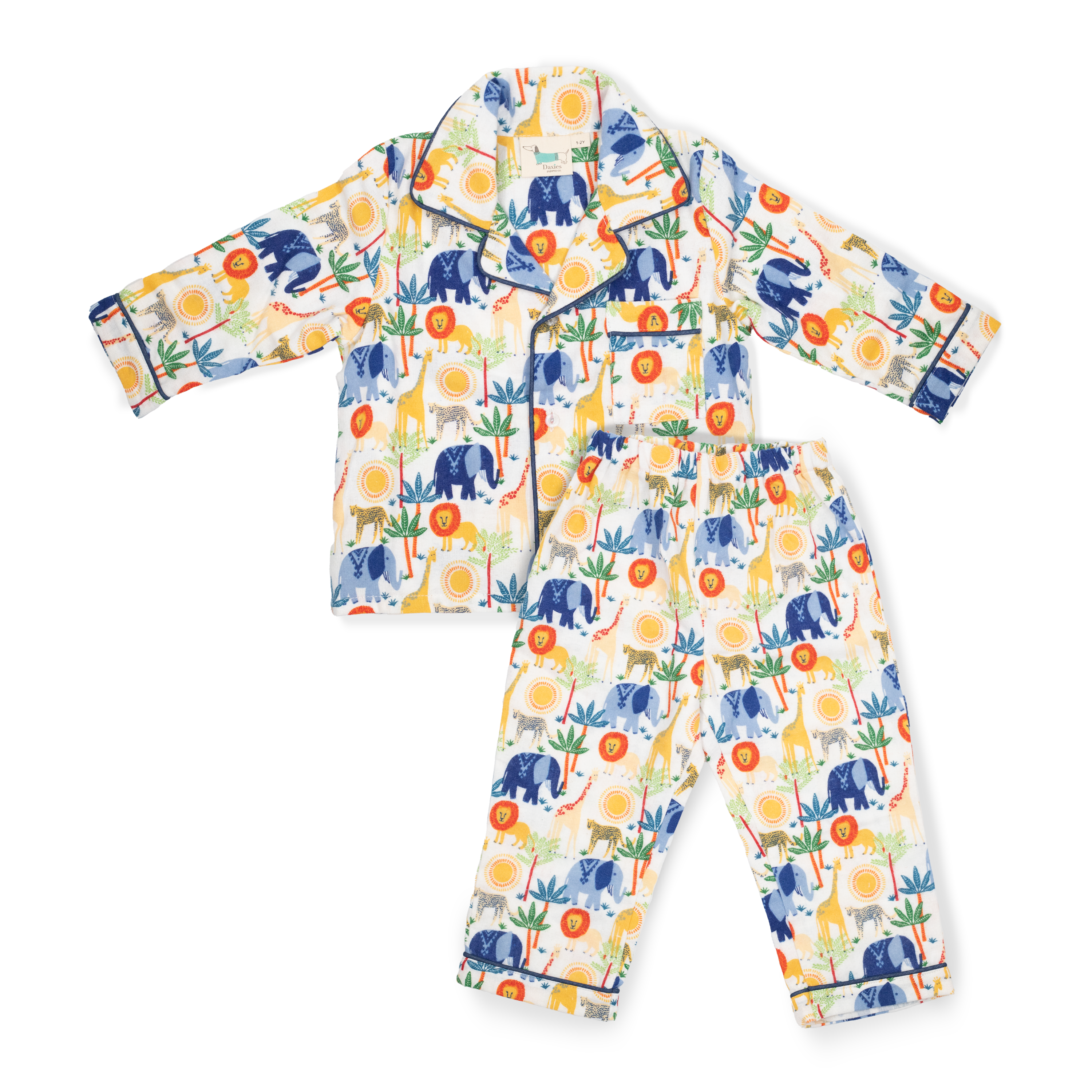Safari Dreaming - Blue & Yellow
