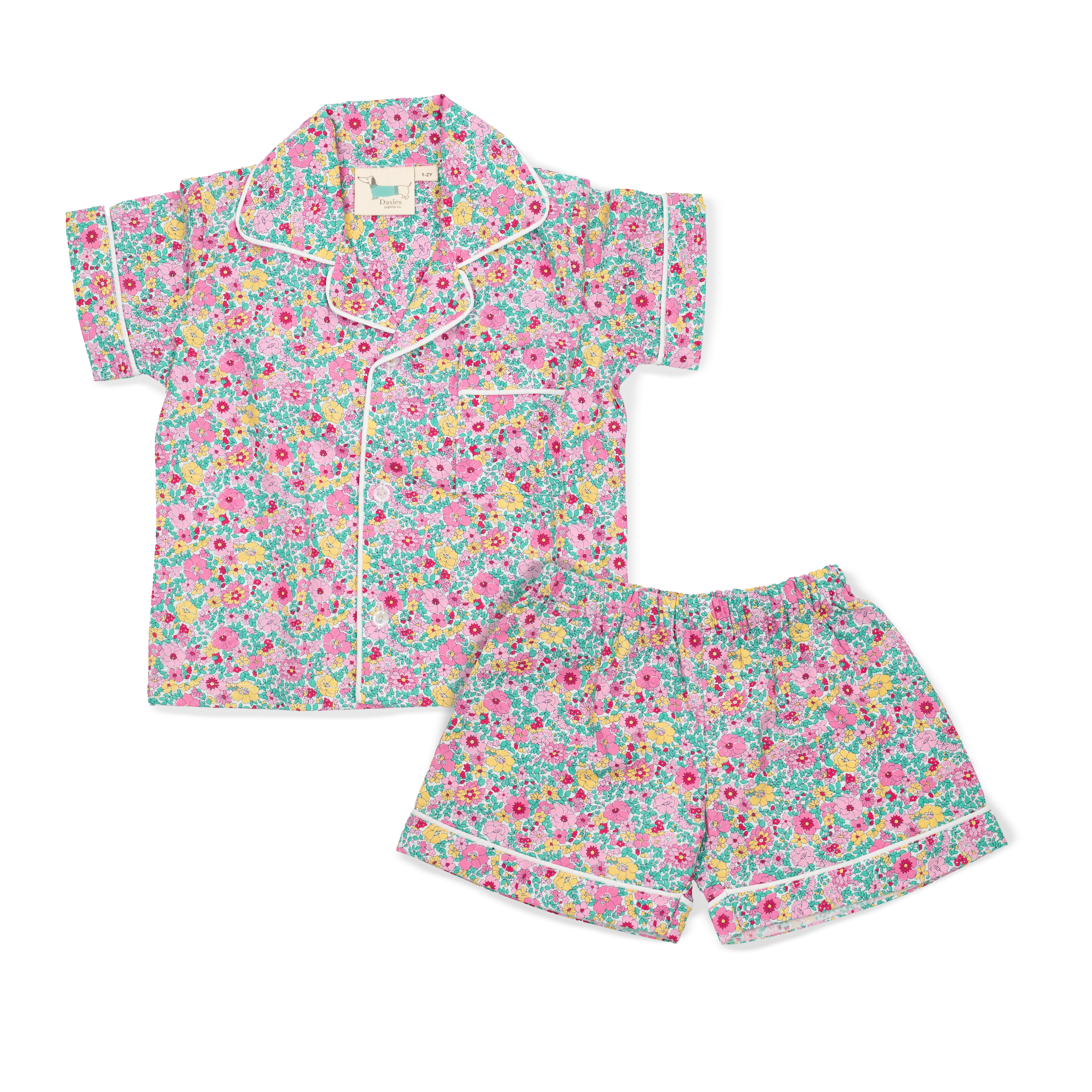 Liberty - Arley Gardens Pink & Yellow